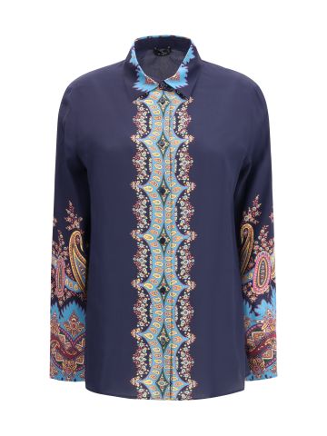 Silk Shirt Paisley print